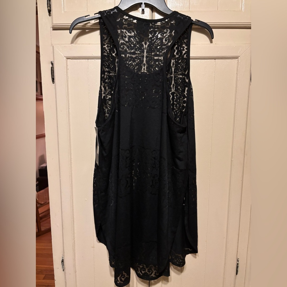 Mossimo Black Lace Sleeveless Coverup NEW NWT - Picture 5 of 7